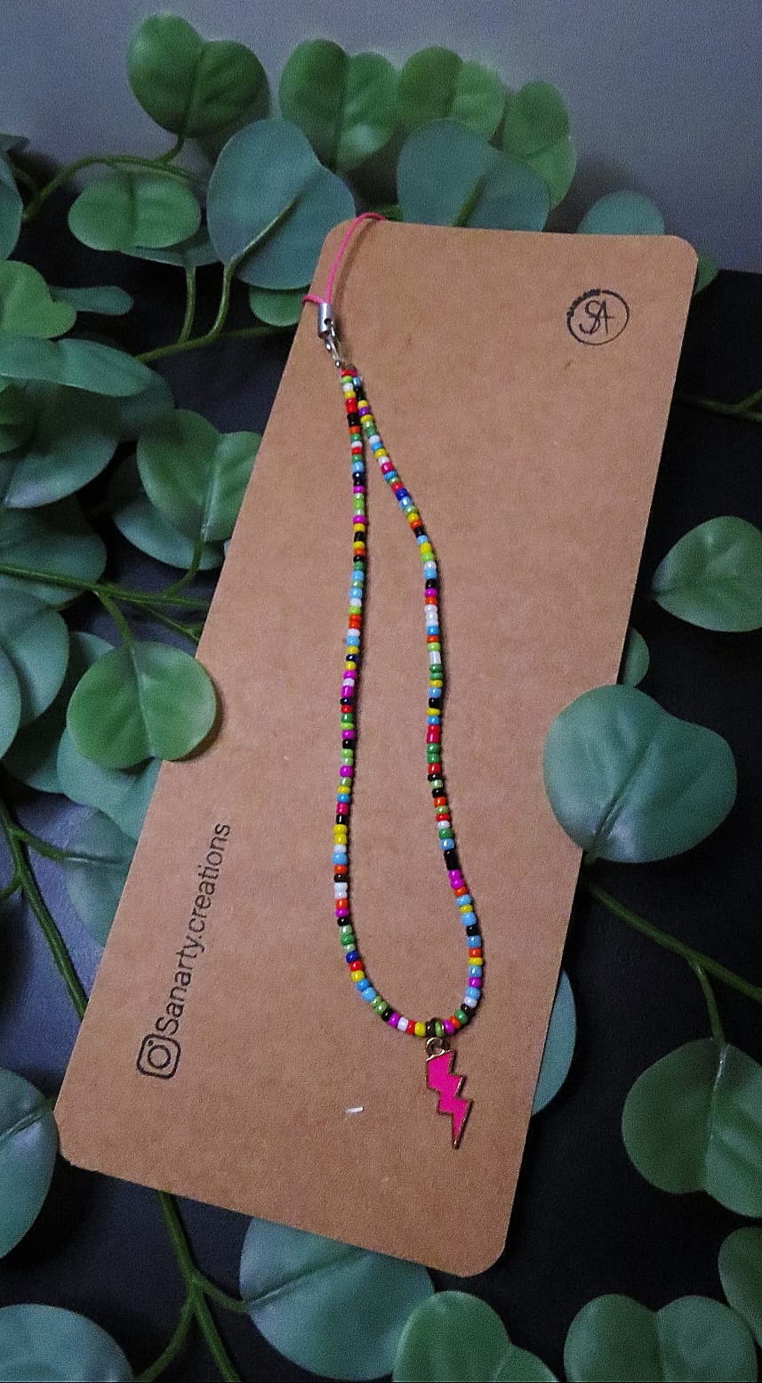 Phone cord lightning bolt